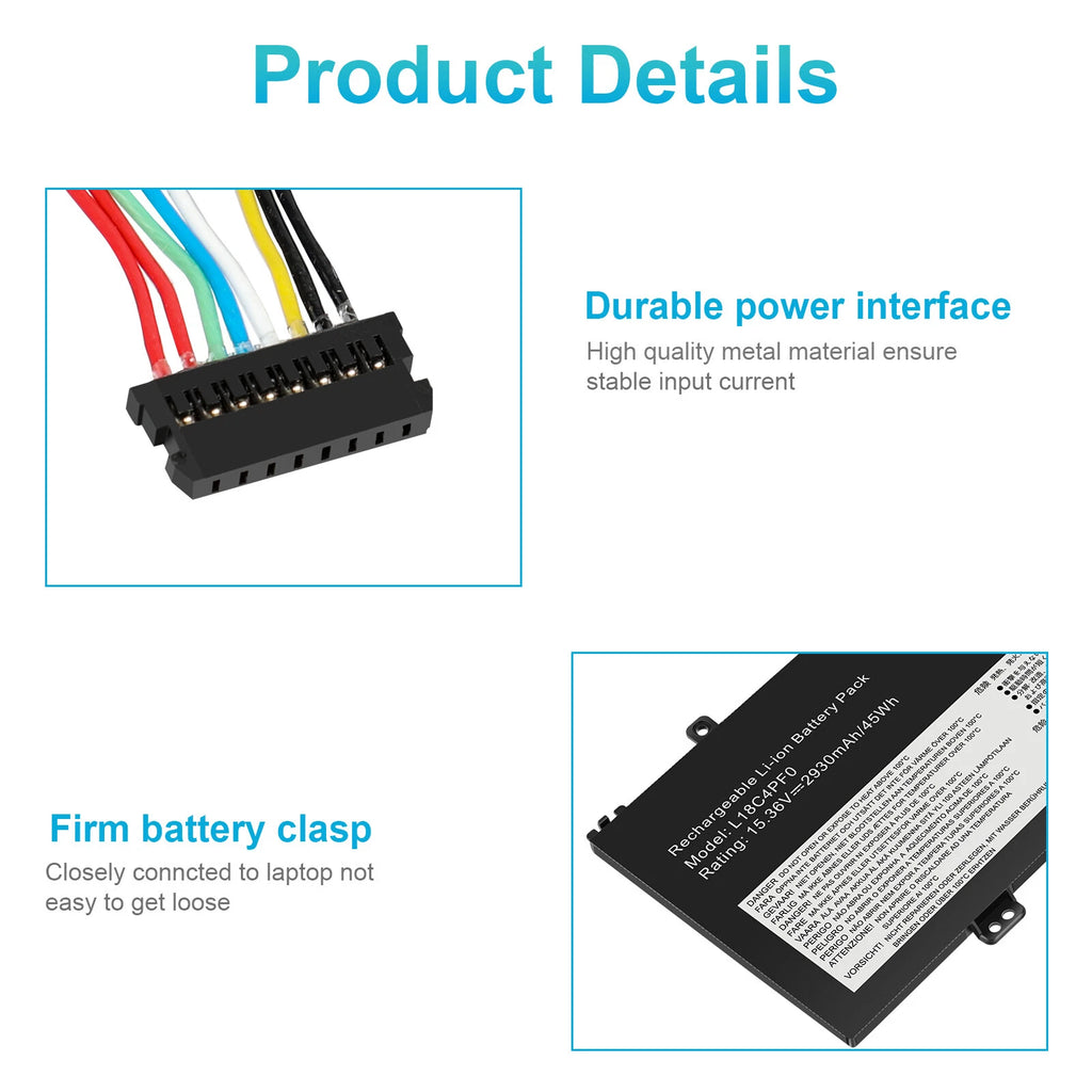 L18M4PF0 L18D4PF0 Battery For Lenovo ThinkBook 13s 14s Series 5B10W67315 5B10S73