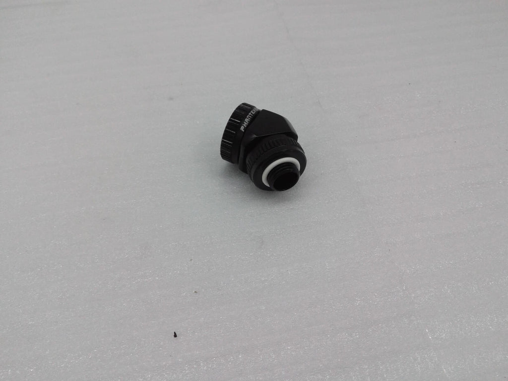 New Phanteks PH-RA45_BK16 16mm Hard Tube Rotary fitting 45 Degree G1/4-Black