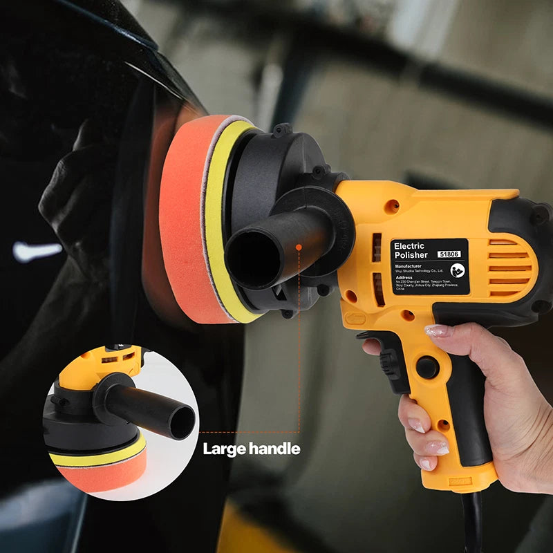 1000W Polisher 4" - 5" Mini Car Detailing Buffer & Sander Machine Kits