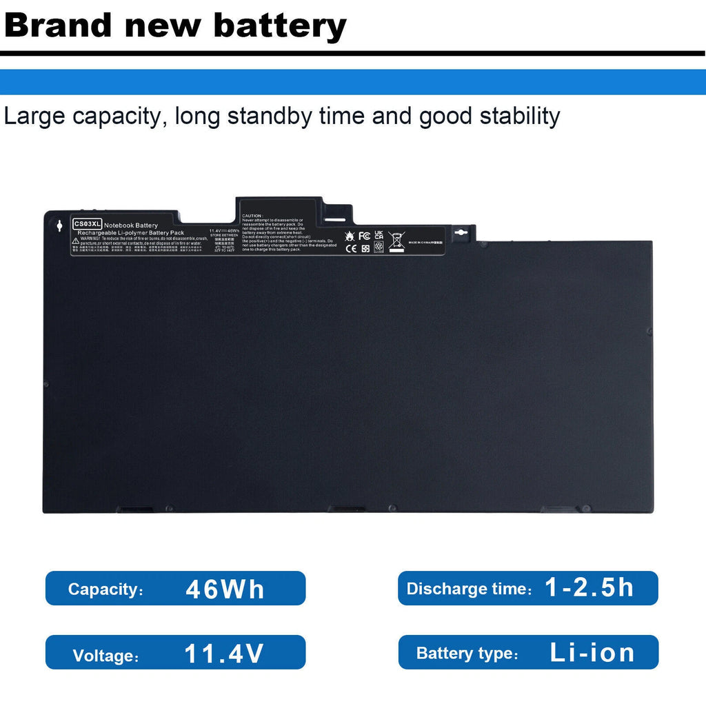 CS03XL Battery For HP Elitebook 745 840 G3 G4 HSTNN-IB6Y 854108-850 800513-001