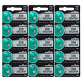 Murata 319 SR527SW D319 V319 GP319 SR527 Battery 0% MERCURY ( 15 PC )