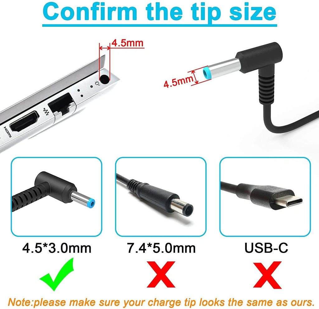 90W AC Adapter Charger Power Supply for HP TPN-Q129 TPN-Q130 TPN-Q131 TPN-Q132