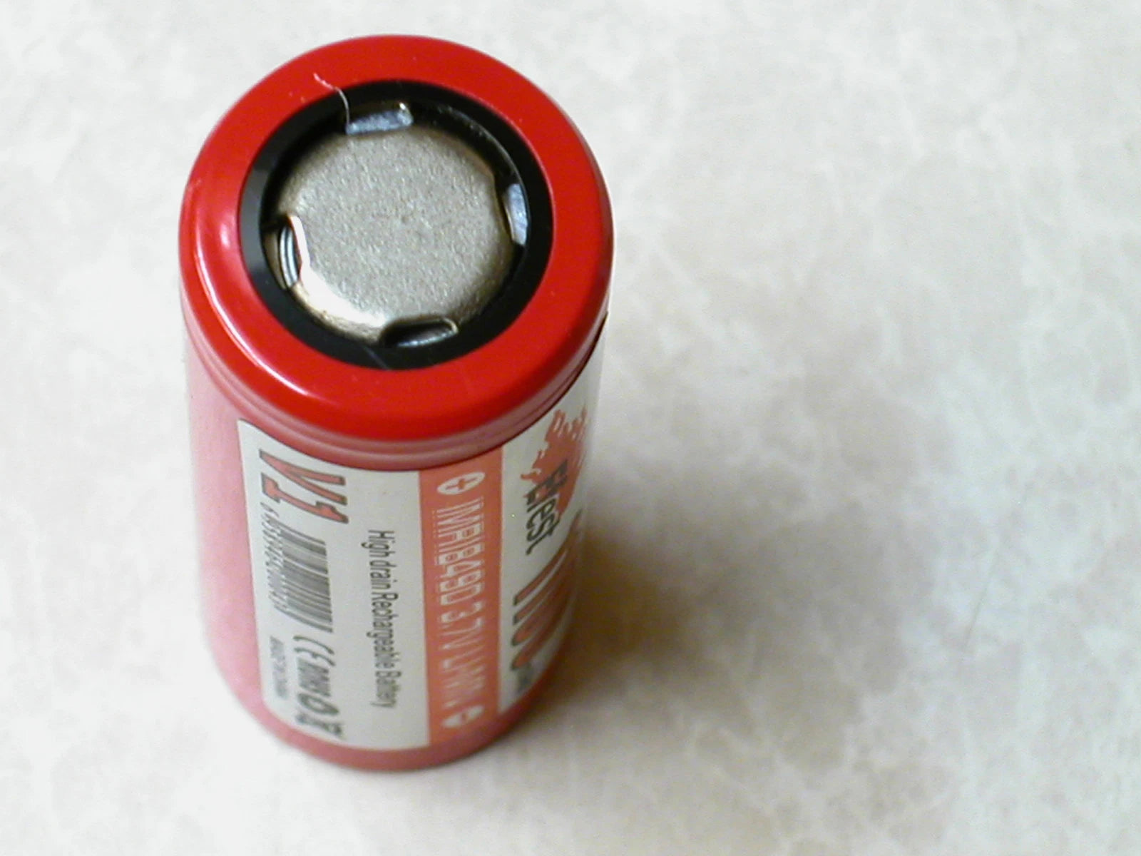 1 pc EFEST IMR 18490 LI-MN 1100mAh HIGH DRAIN RECHARGEABLE Battery 3.7v Flat top