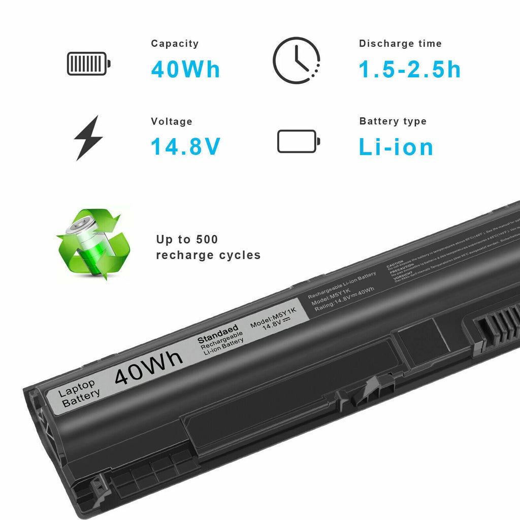 M5Y1K Battery For Dell Inspiron 3451 5451 5551 5555 5558 5559 Laptop 40Wh 14.8V