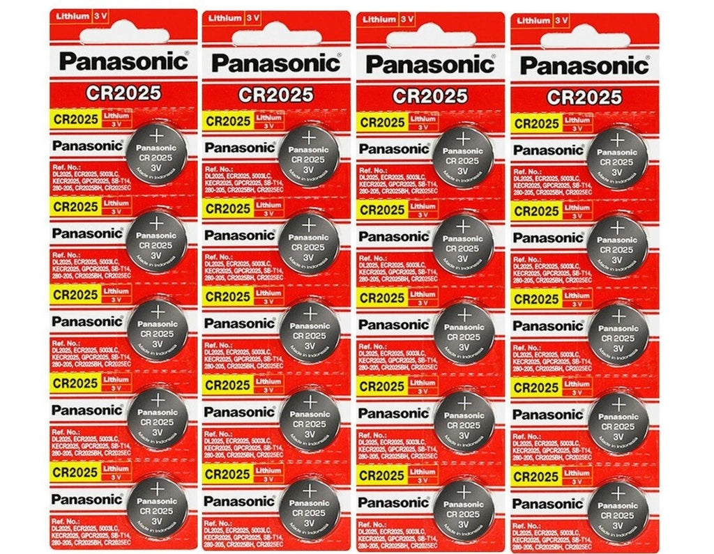 LOT 2-5-10NEW Panasonic 3V LITHIUM BATTERY CR2025 2025 BR2025 DL2025 Button Cell
