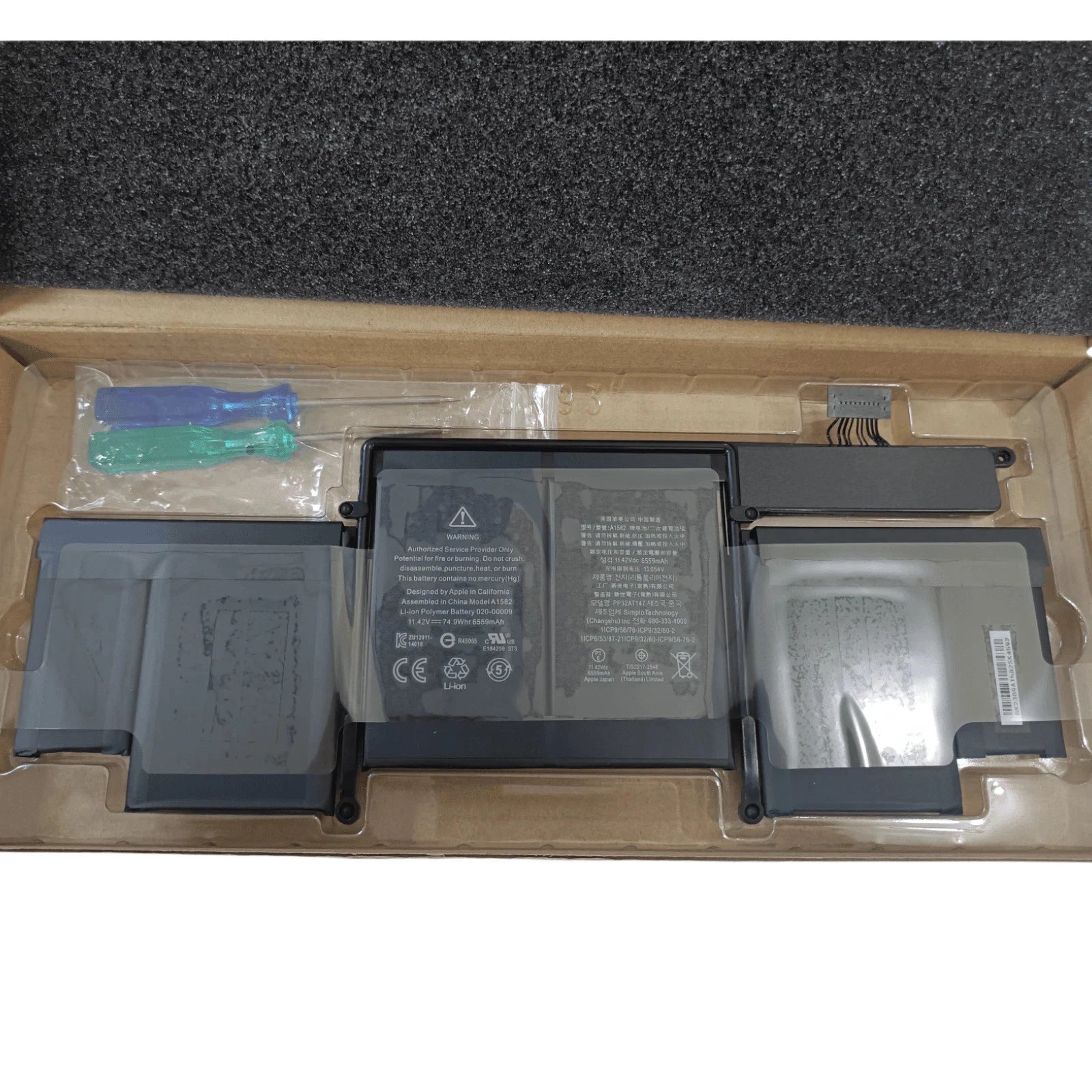 OEM A1582 A1502 Battery for Apple MacBook Pro 13 inch Retina Early 2015 Mid 2014