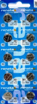 381 RENATA SR1120S (10 piece) WATCH BATTERY New packaging Authorized Seller
