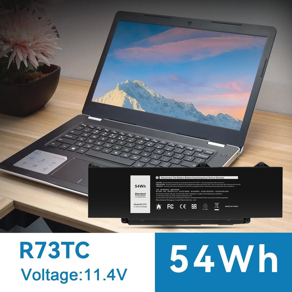 ??LOT OF R73TC Battery For Dell Latitude 3340 3440 3480 3540 3580 5340 5540 54WH