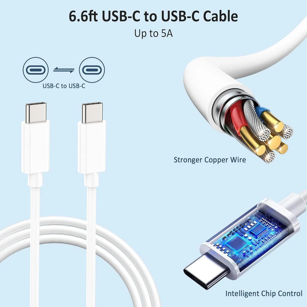 61W USB-C Power Adapter Charger for Apple MacBook Pro/Air 13 Inch A1708 Type-C