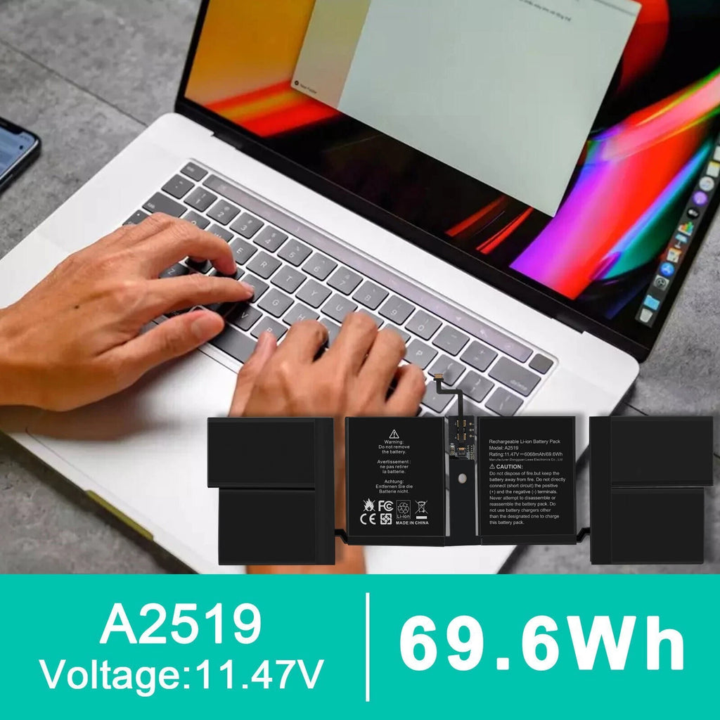 ?Replacement A2519 Battery for MacBook Pro 14'' A2442 2021 M1 Pro Late 2021 Year
