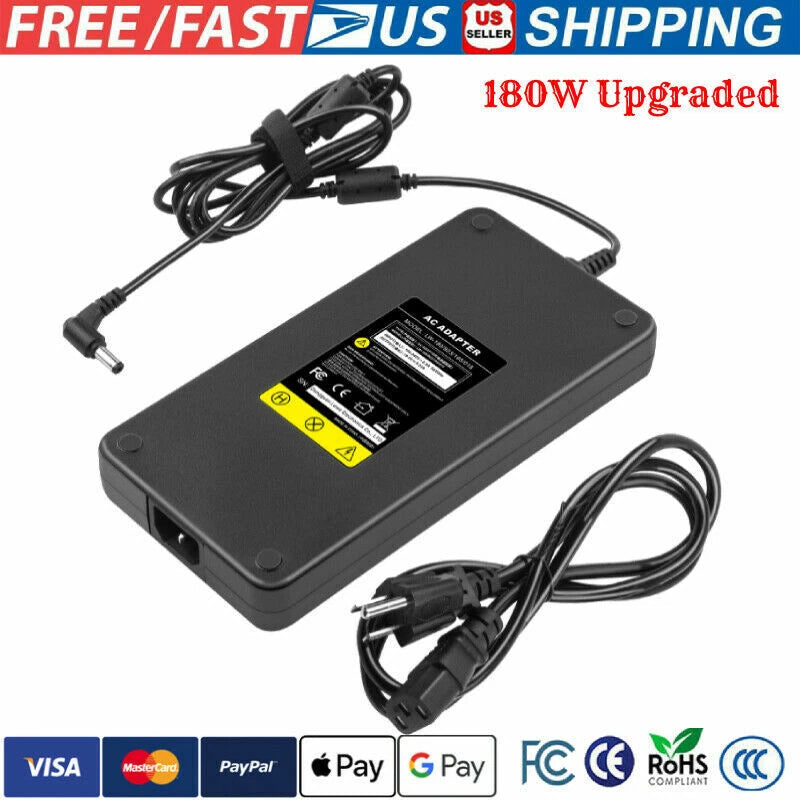 19.5V 9.23A AC Adapter Power Supply Charger for Gigabyte Aero 15X v8-BK4 P35W v2
