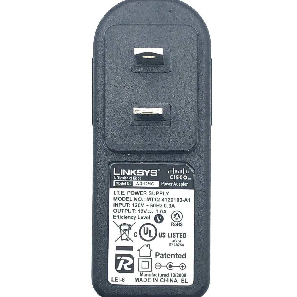 NEW Genuine Linksys CISCO MT12-4120100-A1 ITE Power Adapter 12V 1A Charger 5.5mm