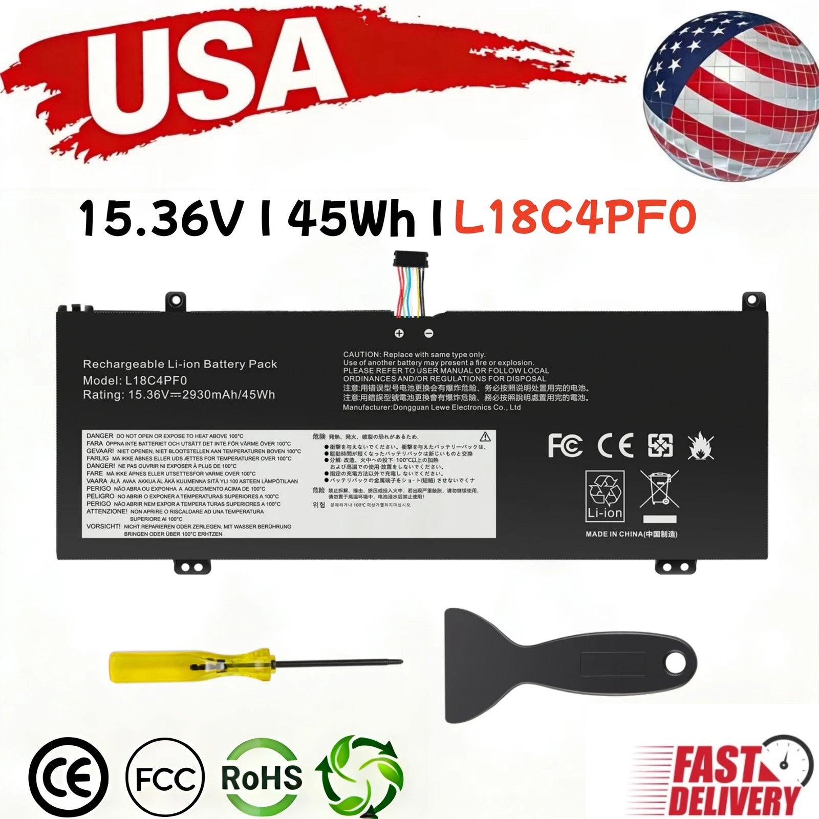 ?L18M4PF0 L18C4PF0 L18D4PF0 Battery For Lenovo ThinkBook 13s-IWL 13s-IML 14s-IWL