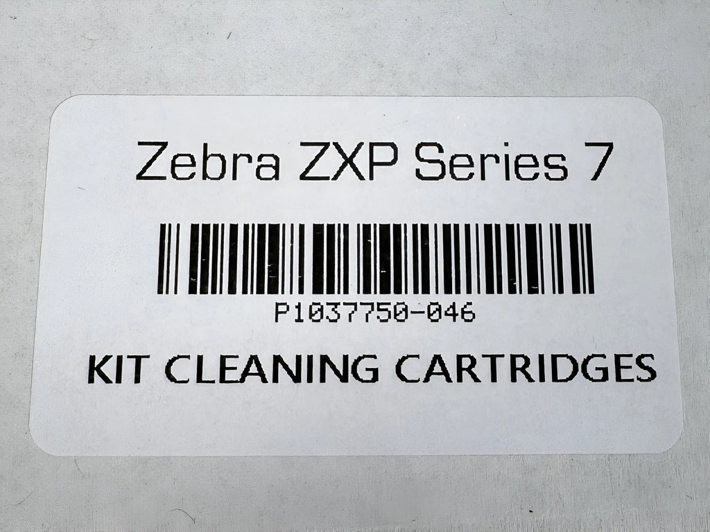 GENUINE??Zebra P1037750-046 Kit Cleaning Cartridges for ZXP7 ID Card Printers