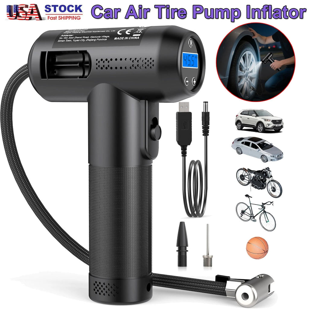Car Air Tire Pump Inflator Compressor LED Digital Electric Portable 150PSI 12V