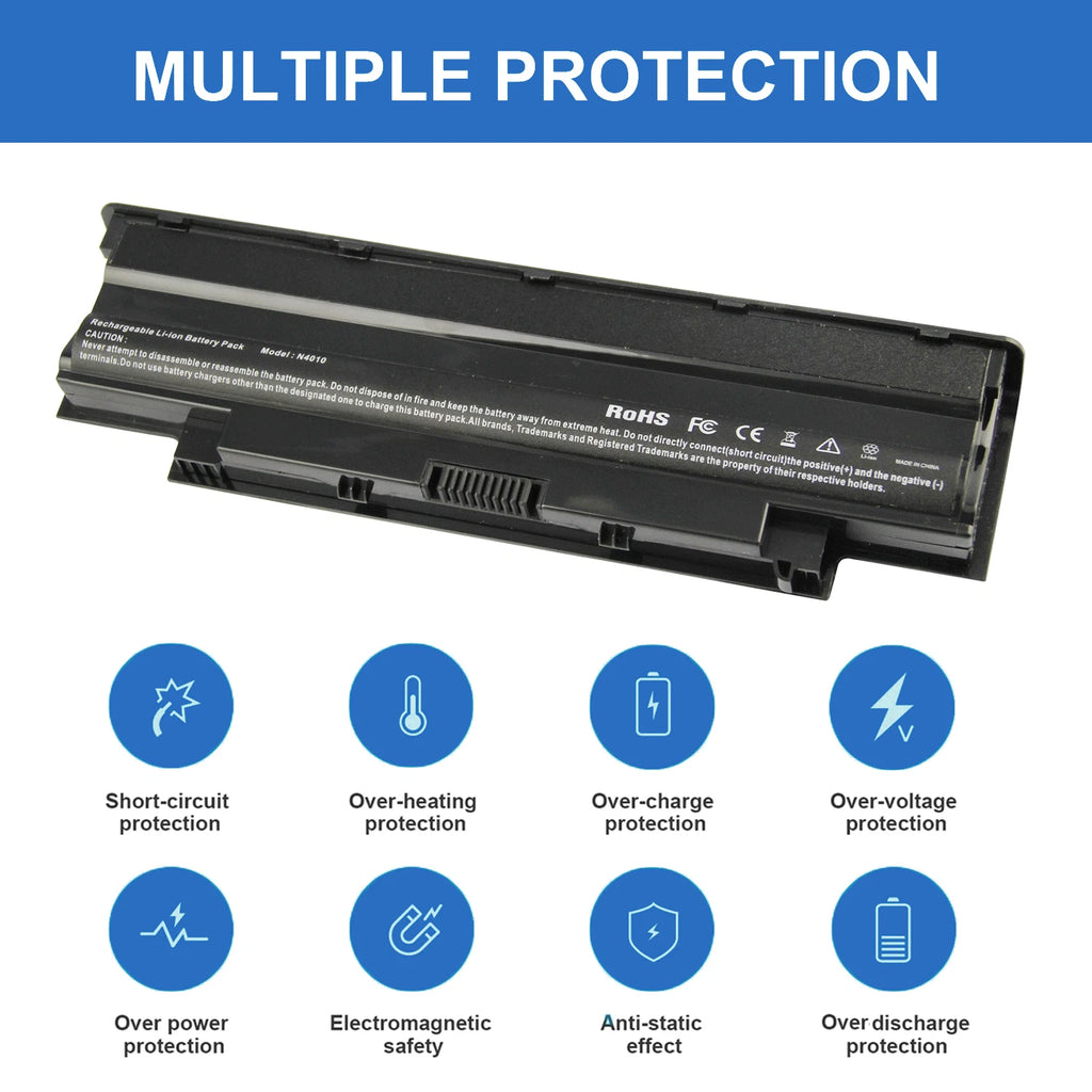 J1KND Battery for Dell Inspiron N4110 N4010 N5010 N5110 N7110 M5010 M3010 N7010D