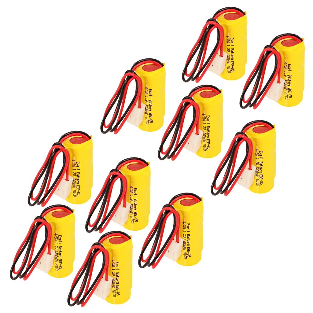 10pc Emergency Lighting Exit Sign Compatible With Battery For 012745
