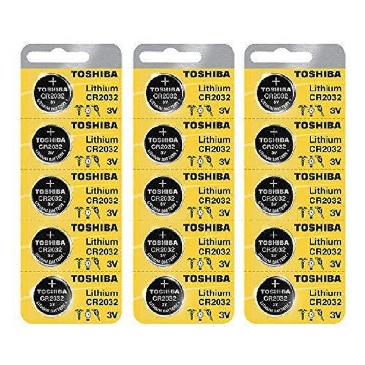 Lot of 50 Toshiba CR2032 New Fresh Date CR2032 2032 Lithium 3V Batteries Exp2033