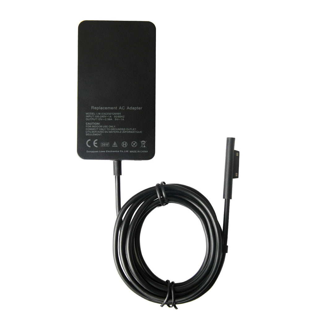 For Microsoft Surface Pro 4 i5 i7 / 3 Power Adapter Charger 1625 36W Tablet US