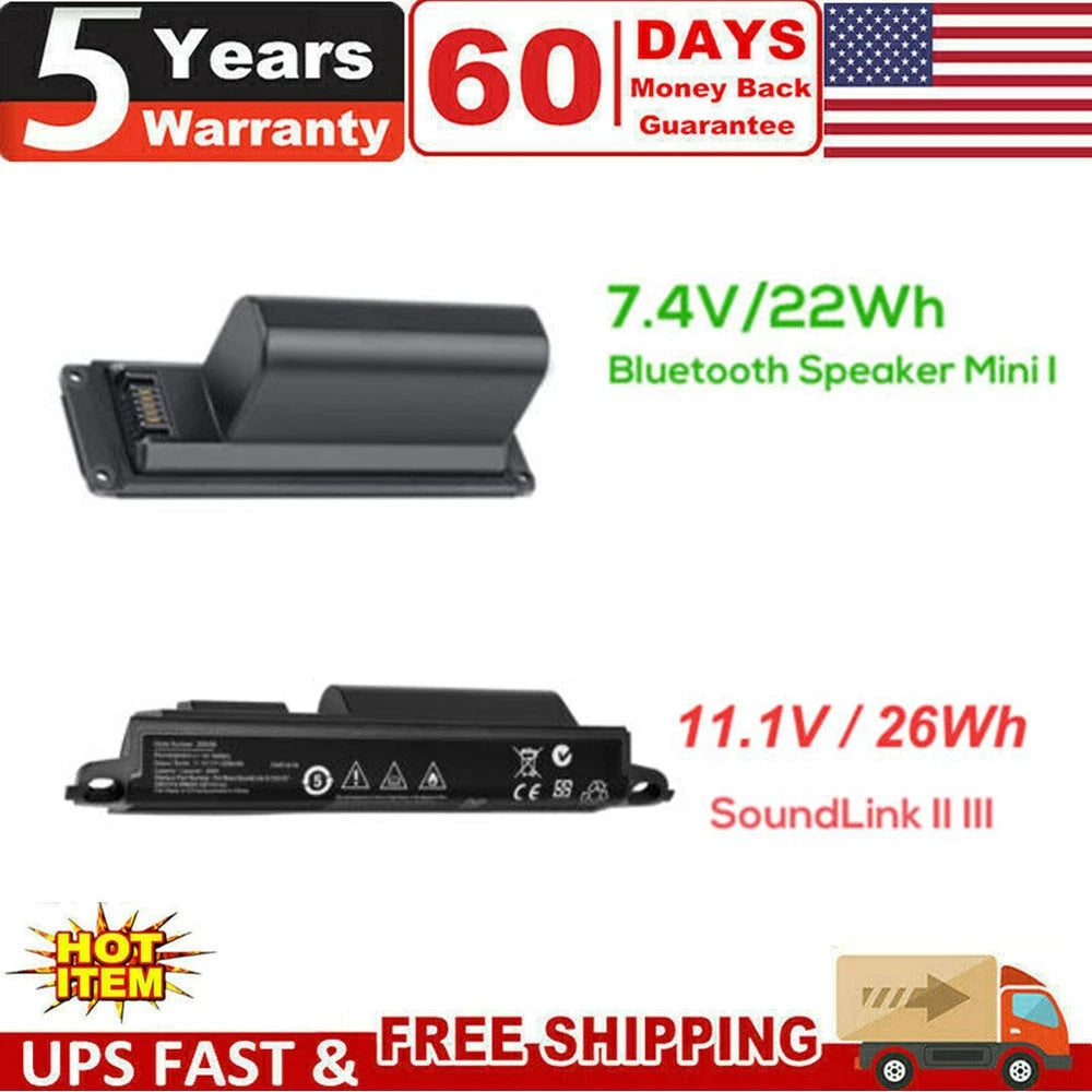 For Bose Replacement Battery Soundlink II III 330105 330107 359498 359495