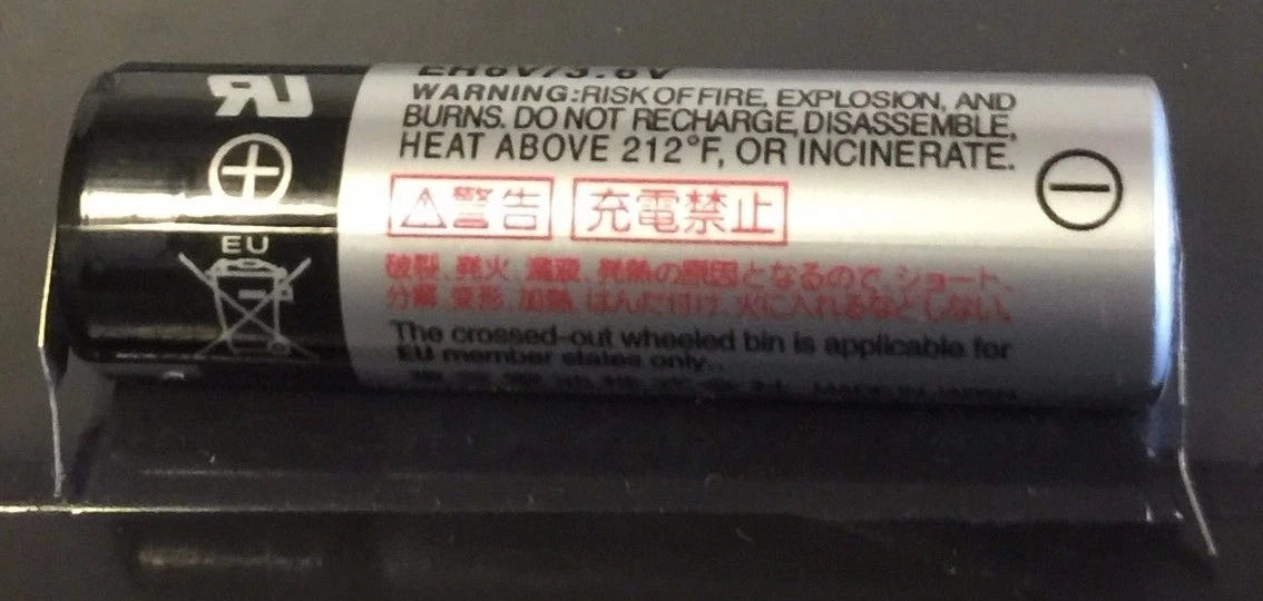 Brand New Toshiba ER6V 3.6V 2000mah PLC Battery With Weld Leg