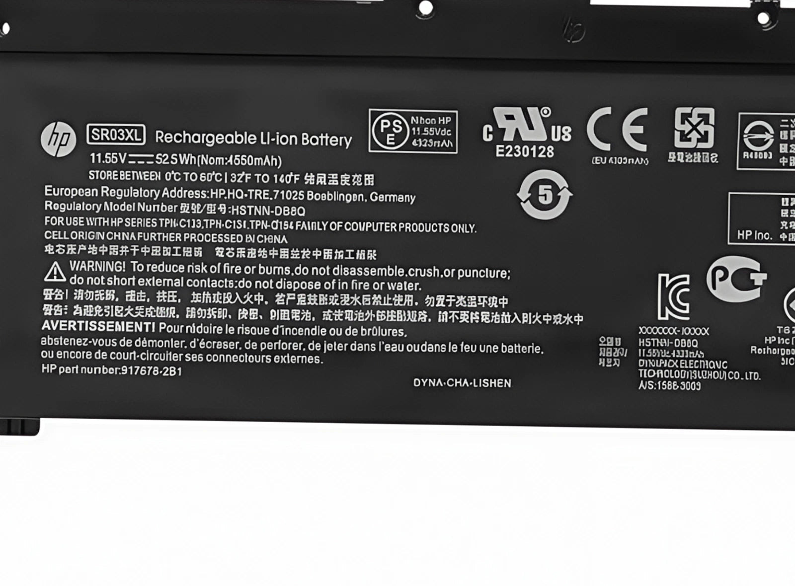 Genuine SR03XL Battery for HP Pavilion 15-CX 15-CX0XXX 15-CX0058WM L08855-855