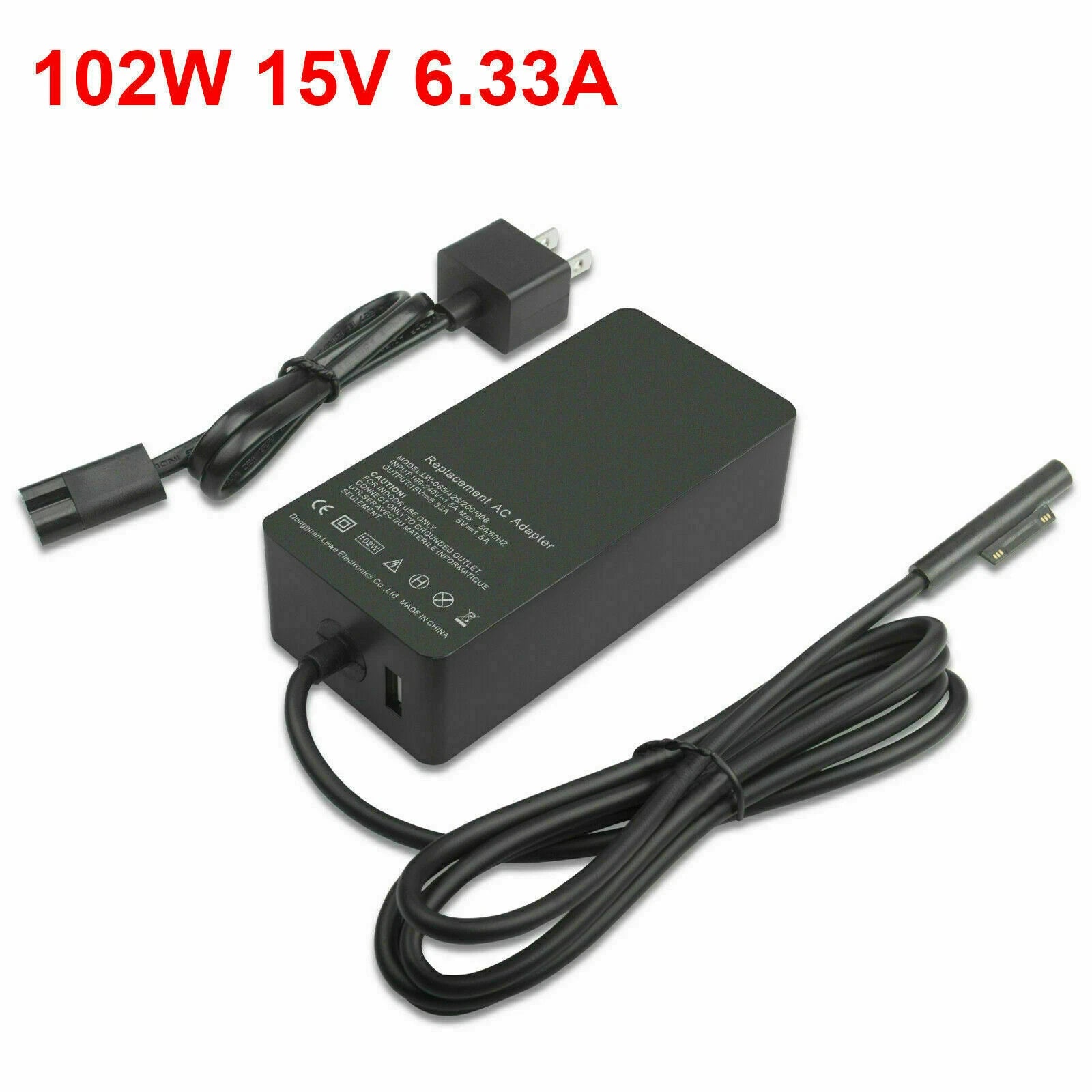 102W 1798 Adapter Charger For Microsoft Surface Pro 3/4/5/6/7/8/X Laptop 3/2/1