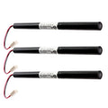 3pc 9.6V 400mAh Emergency Lighting Exit Sign Battery For Emergi-Lite LEDPXN-1R
