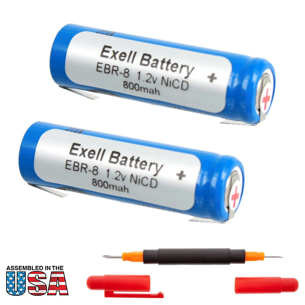 2x Razor Battery For 20-XL 4822 13810611 5625X 5812XL 600RX 6613X 6614X