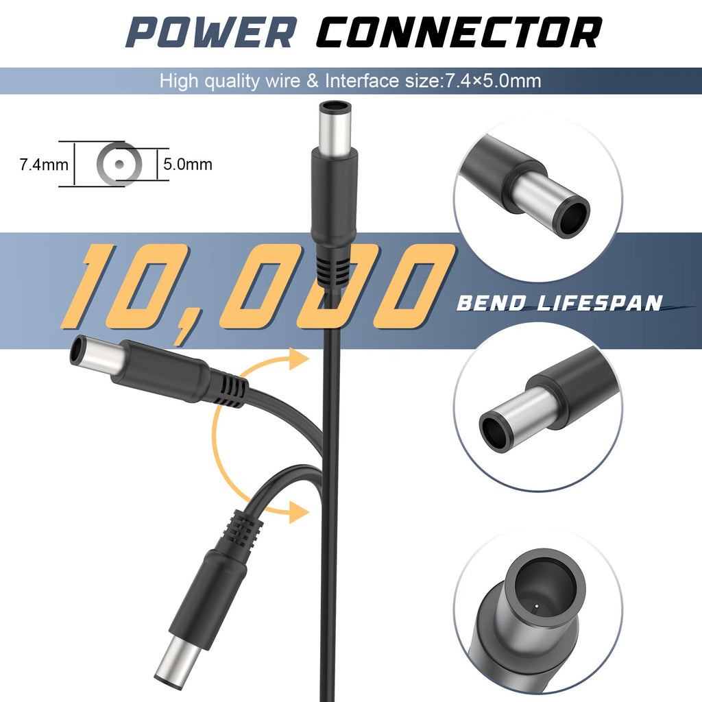Adapter Charger for Dell Latitude 2120 E4200 E4310 E5430 E6250 E6430 E6530 XT3