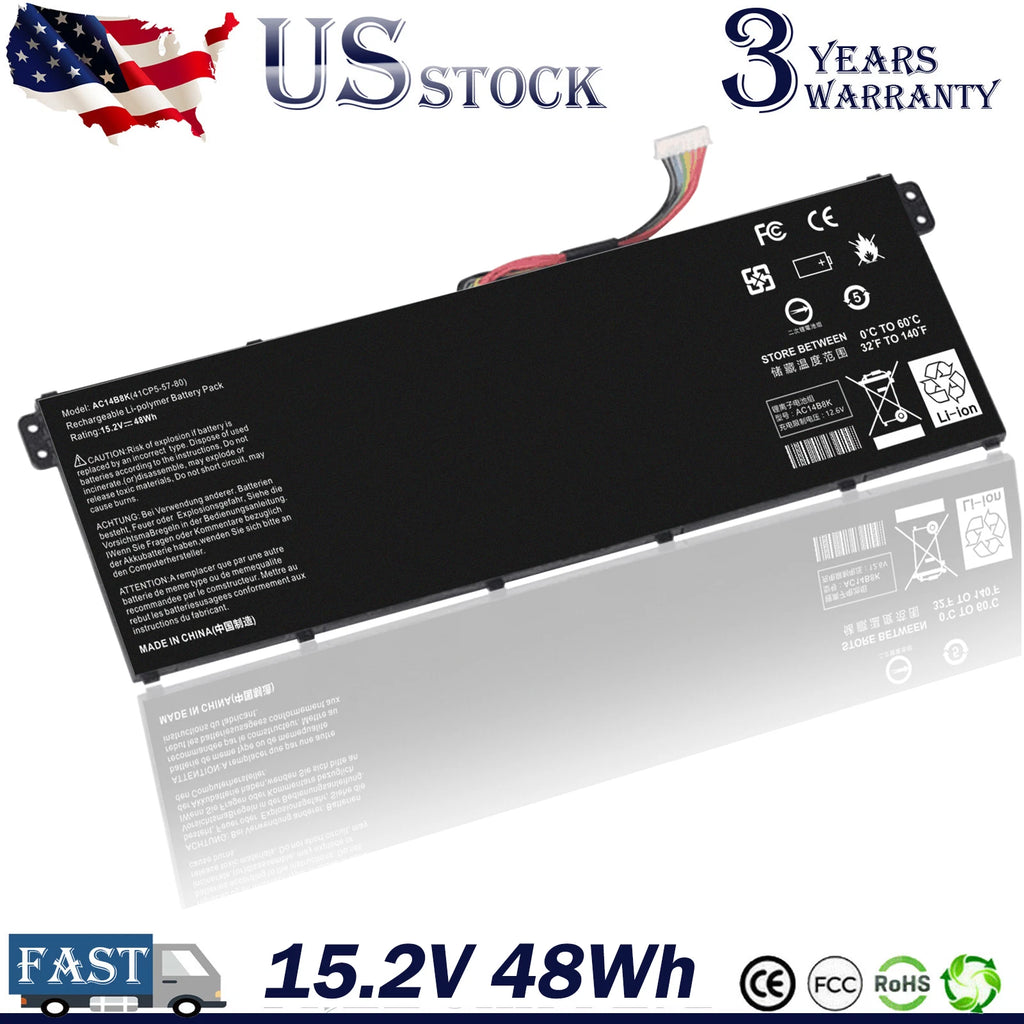 AC14B8K Laptop Battery For Acer Predator Helios G3-571 G3-572 KT.0040G.006 48Wh