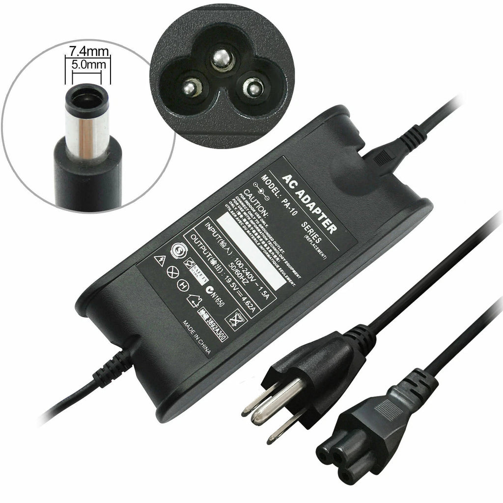 Charger For Dell Latitude D600 D610 D620 D630 E4300 E6400 E6410 E6500 AC Adapter