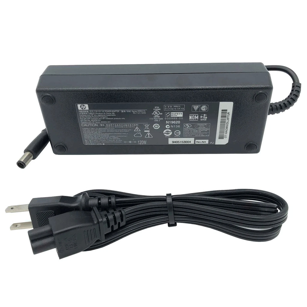 Open Box Original HP 120W AC Adapter 18.5V 6.5A Model PPP016C 608426-002 Charger
