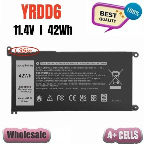 LOT 20x YRDD6 0YRDD6 Battery For Dell Inspiron 14 3493 3582 5482 5491 2-in-1
