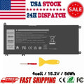 ?33YDH Battery for Dell Latitude 3380 3480 3490 3580 3590 Inspiron 7577 56wh
