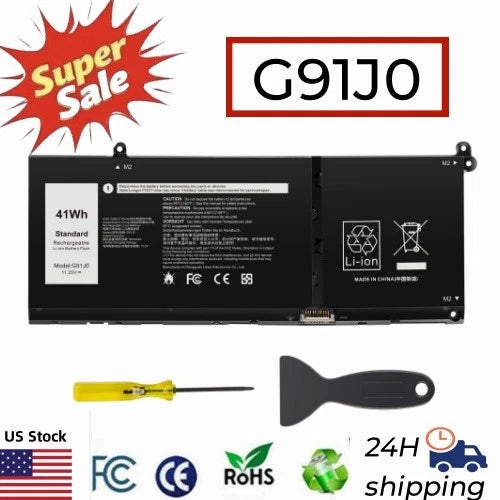 ?G91J0 Battery For Dell Inspiron 15 5510 5515 5518 3510 3511 3515 3520 3530 68Wh
