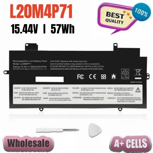 L20C4P71 Battery For Lenovo ThinkPad X1 Carbon 2021 9th Gen 2022 10th Gen Series