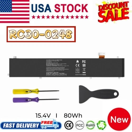 For RAZER 80Wh Battery RC30-0248 Blade 15 2018 RZ09-02385 RZ09-02386