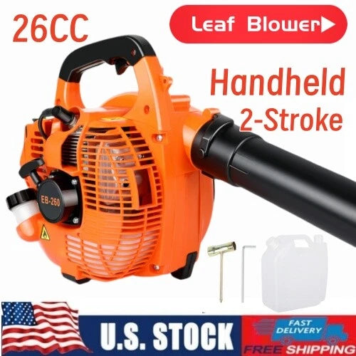 26CC Engine Leaf Blower 2-Stroke Gas Powered Blower Easy to start 400CFM