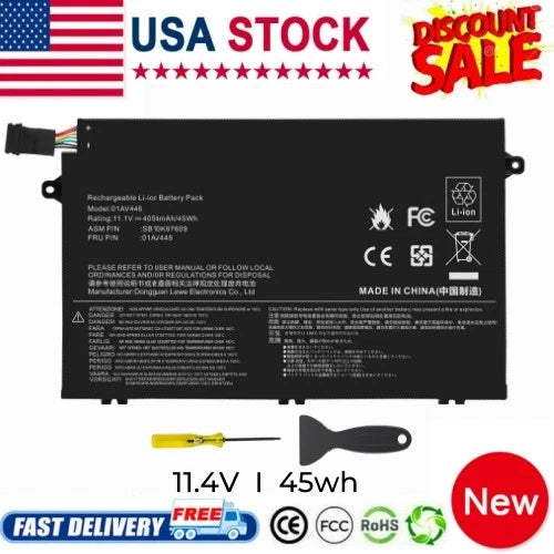 L17L3P51 L17C3P51 Battery For Lenovo ThinkPad E480 E490 E590 E580 E595 Series US