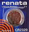 CR2320 RENATA WATCH BATTERIES 2320 (1 piece) New packaging Authorized Seller