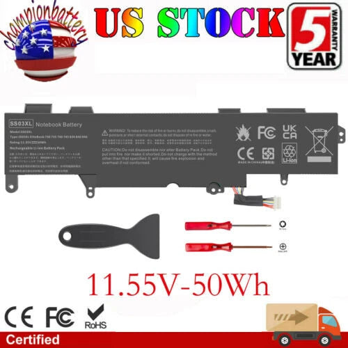SS03XL Battery for HP EliteBook 730 735 740 745 830 840 846 G5 745 830 840 G6 US