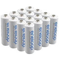 Panasonic Eneloop AA PreCharged Rechargeable Batteries 16 Pk