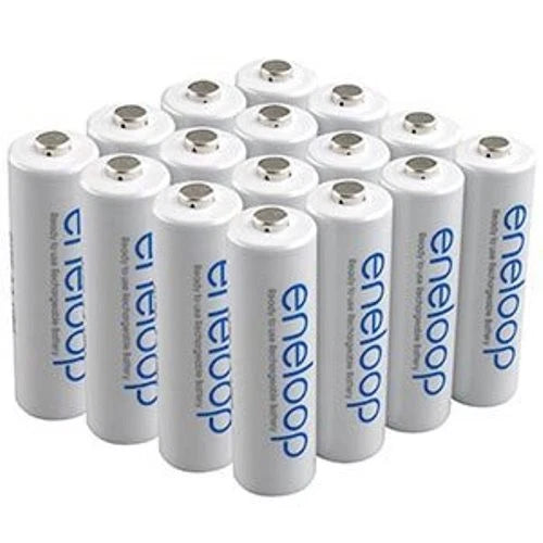 Panasonic Eneloop AA PreCharged Rechargeable Batteries 16 Pk