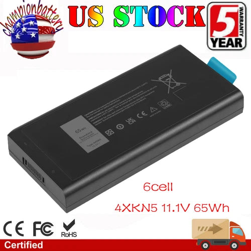 CJ2K1 Battery For Dell Latitude 5404 5414 7414 7404 E5404 4XKN5 XN4KN 6Ce