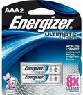 Energizer Genuine AAA e2 Lithium Battery Retail Pack - 2-Pack