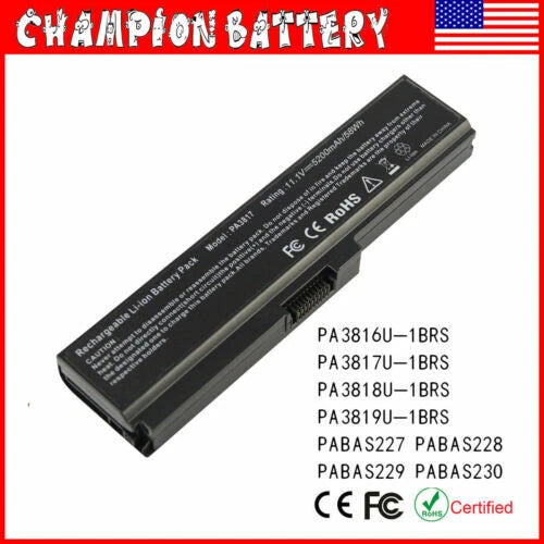 PA3817U-1BRS PA3819U-1BRS Battery For Toshiba Satellite L745 L750 L755 L755D