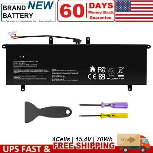 C41N1901 Battery Replacement for ASUS ZenBook Duo UX481 UX481F UX481FA-BM020T