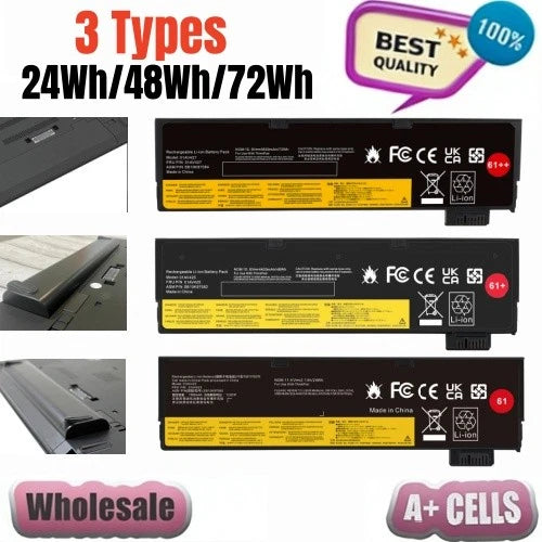 01AV427 01AV428 01AV423 Battery for Lenovo ThinkPad T470 T480 T570 24/48/72Wh