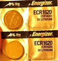 Energizer ECR1620 CR1620 DL1620 Lithium3V Battery (2piece) New Authorized Seller